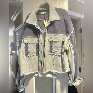 Oli & Hali’s Gilbert Kay Waffle and Denim Jacket, L